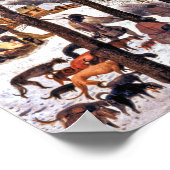 ピーター・ブルーゲル長老の雪の中のハンター ポスター (角)