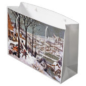 ピーター・ブルーゲル長老の雪の中のハンター ラージペーパーバッグ (裏面アングル)