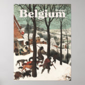 ピーター・ブルーゲル・エルダー・ハンターズイン・ザ・スノー1565アート ポスター (正面)