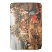 ピーター・ポール・ルーベンス牛の牛が住む土地の熟女 バスマット (正面縦)