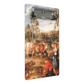 ピーター・ポール・ルーベンス牛の牛が住む土地の熟女 ミニクリップボード (アングル)