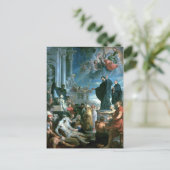 ピーター・ポール・ルーベンス聖フランシスの奇跡 ポストカード (スタンド正面)