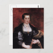 ピーター・ポール・ルーベンス – イザベラ・ブラント、最初の妻 ポストカード (正面/裏面)