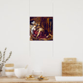 ピーター・ポール・ルーベンス・サムソンとデリア ポスター (キッチン)