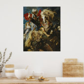 ピーター・ポール・ルーベンス | St George Battle the Dragon ポスター (キッチン)