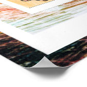 ピーター・マックススタイルオリジナルはアクリル絵画の ポスター (角)