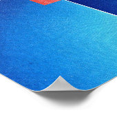 ピーター・マックススタイルオリジナルはアクリル絵画の ポスター (角)