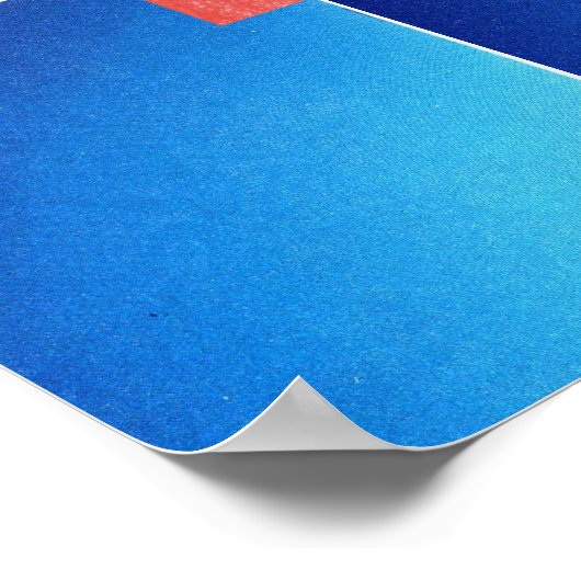 ピーター・マックススタイルオリジナルはアクリル絵画の ポスター (角)