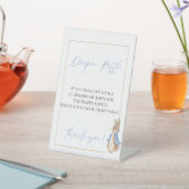 ピーター・ラビットおむつラッフル 台座サイン (インサイチュ)