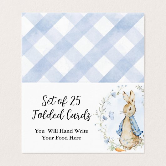 ピーター・ラビットがカードを畳んだ (外部フラット)