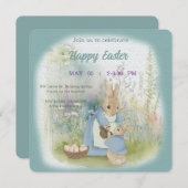 ピーター・ラビットとのイースターへの招待 セーブザデート (正面/裏面)