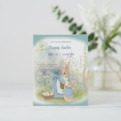 ピーター・ラビットとのイースターへの招待 出欠カード (スタンド正面)