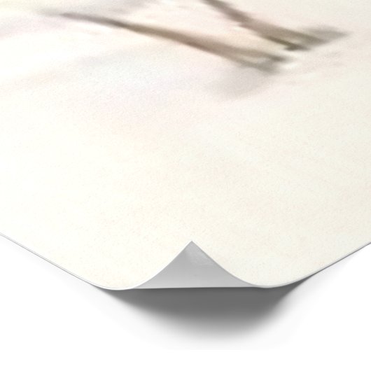 ピーター・ラビットとビアトリックス・ポッターの雪だるま ポスター (角)