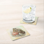 ピーター・ラビットとベニアミン・バニー スクエアペーパーコースター (インサイチュ)