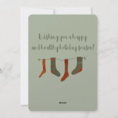 ピーター・ラビットのクリスマスカード シーズンカード (裏面)