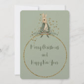 ピーター・ラビットのクリスマスカード シーズンカード (正面)