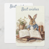 ピーター・ラビットのグリーティングカード シーズンカード (正面/裏面)