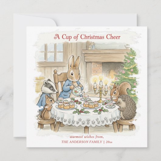 ピーター・ラビットのマジカル・クリスマス シーズンカード (正面)