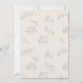 ピーター・ラビットのママ赤ちゃんシャワーありがとう サンキューカード (裏面)