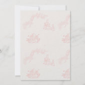 ピーター・ラビットのママ・ベビーシャワー 招待状 (裏面)