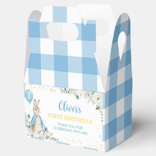 ピーター・ラビットの好意ボックス誕生日パーティー フェイバーボックス (オープン)