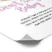 ピーター・ラビットはベビー・サインを言わない ポスター (角)