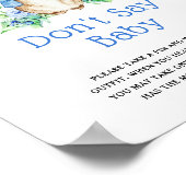 ピーター・ラビットはベビー・サインを言わない ポスター (角)