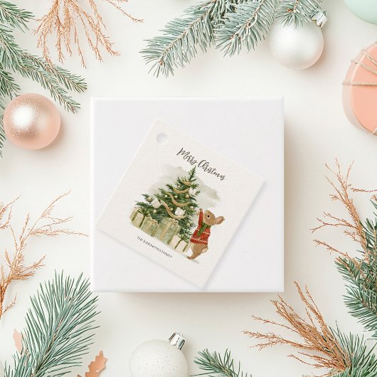 ピーター・ラビットクリスマスツリー フェイバータグ