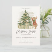 ピーター・ラビットクリスマスツリー 招待状 (スタンド正面)