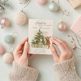 ピーター・ラビットクリスマスツリー 招待状