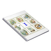 ピーター・ラビットパーソナライズされたはHという文字でイメージする ノートブック (右側)