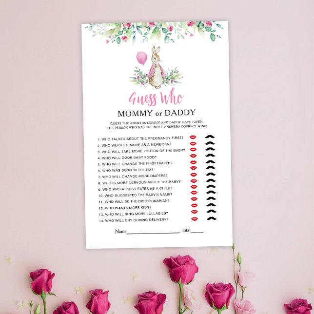 ピーター・ラビットママまたはパパベビーゲーム (クリエイターアップロード済み)