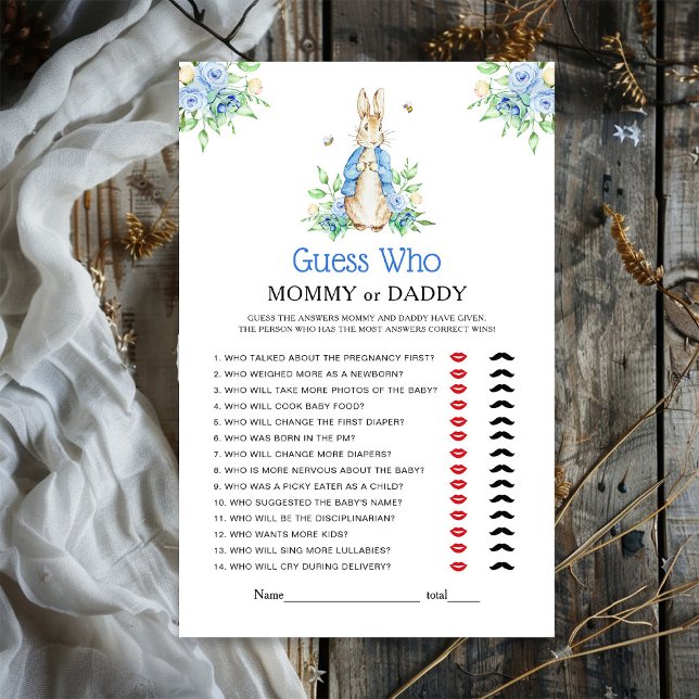 ピーター・ラビットママまたはパパベビーゲーム (クリエイターアップロード済み)