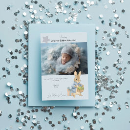 ピーター・ラビット写真誕生のお知らせ