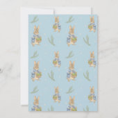 ピーター・ラビット写真誕生のお知らせ (裏面)