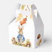 ピーター・ラビット秋をテーマにした赤ちゃんシャワーテンプレート フェイバーボックス (裏面サイド)