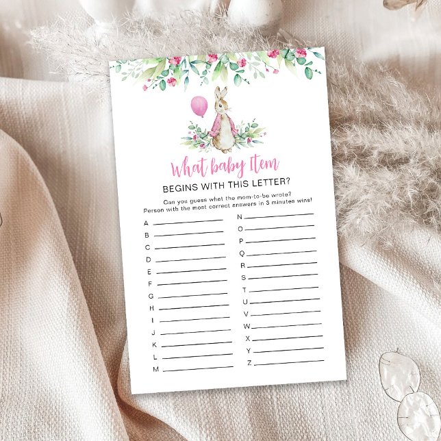 ピーター・ラビット赤ちゃんシャワーゲーム (クリエイターアップロード済み)