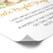 ピーター・ラビット赤ちゃんシャワー深夜おむつ ポスター (角)