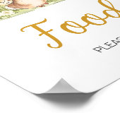 ピーター・ラビット赤ちゃんシャワー食品 ポスター (角)