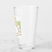 ピーター・ラビット食べ物を与えがベッドで タンブラーグラス (左)