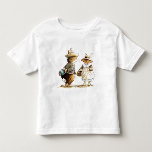 ピーター・ラビット（カップル） トドラーTシャツ (正面)