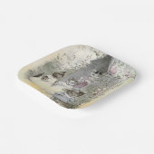 ピーター・ラビット（ネコ）紙プレート ペーパープレート (傾斜あり)