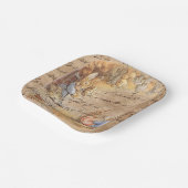 ピーター・ラビット（ファミリー）紙プレート ペーパープレート (傾斜あり)