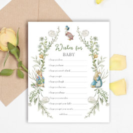 ピーター・ラビット・ベイビー・シャワーがベビー・ゲームを願う