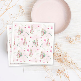 ピーター・ラビット・ベイビー・シャワー スタンダードカクテルナプキン