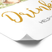 ピーター・ラビット・ベイビー・シャワー・ドリンク ポスター (角)