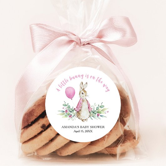 ピーター・ラビット・ベイビー・シャワー ラウンドシール