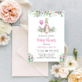 ピーター・ラビット・ベイビー・シャワー 招待状