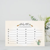 ピーター・ラビット |ベビーABC |赤ちゃんシャワーゲーム (スタンド正面)