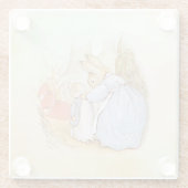 ピーター・ラビット（ママ） ガラスコースター (裏面)